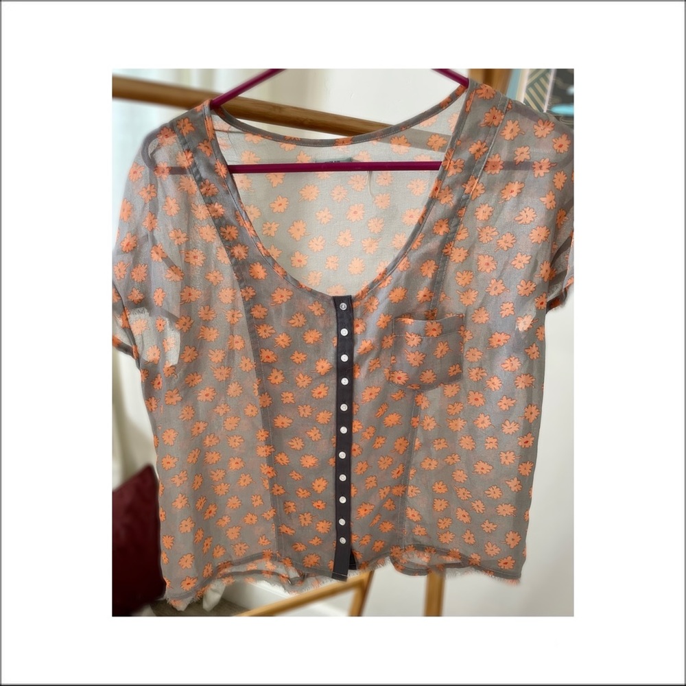 Kimch Blue blouse - size S